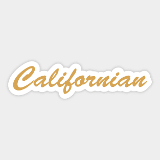 Californian Sticker